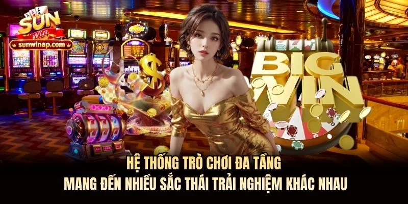 Hệ thống trò chơi đa tầng mang đến nhiều sắc thái trải nghiệm khác nhau